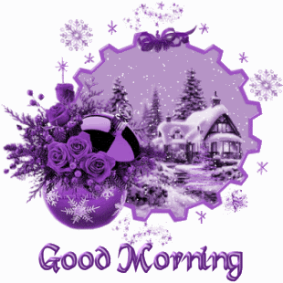 Good Morning - Purple Sparkle-wg0180503