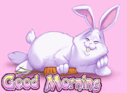Good Morning - Rabbit Eating Carrot-wg0180504