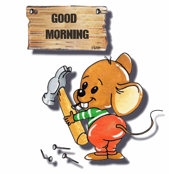 Good Morning - Rat Doing Work-wg0180514