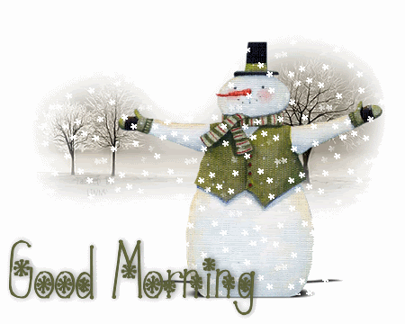 Good Morning - Snowman-wg11344
