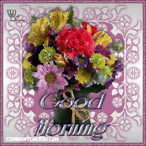 Good Morning - Sweet Flower Glitter-wg0180580