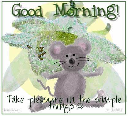 Good Morning - Take Pleasure In The Simple Things-wg0180593