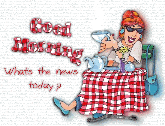 Good Morning - What's The News Today !-wg0180621