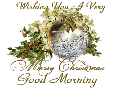 Good Morning Wishing U A Very Merry Christmas-wg018246