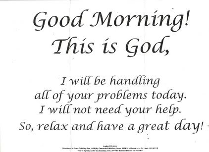 Good Morning - This Is God-wg0180607