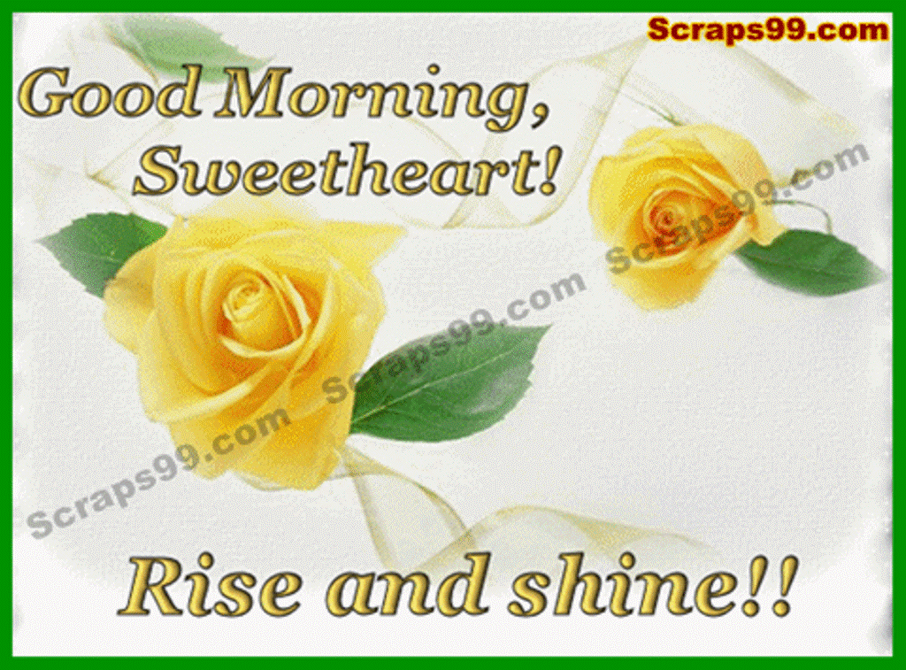 Good Morning Sweetheart Rise And Shine-wg034267