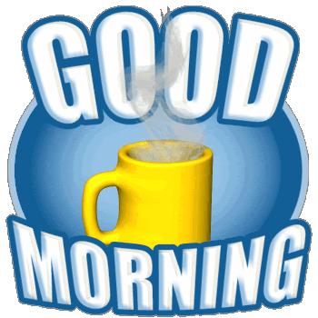 Good MorningWith Hot Animated Tea-wg018261