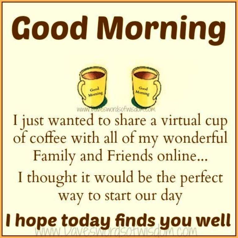 Good Morning Coffee Cup Images