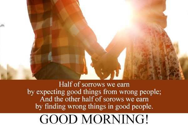 Half  Of  Sorrows We Earn - Good Morning-wg140333