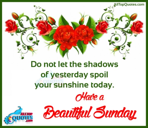 Have A Beautiful Sunday --wg034295