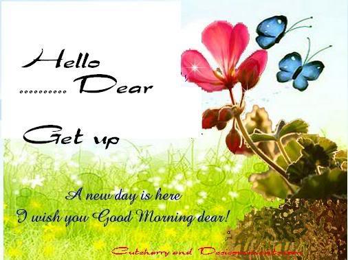 Hello Dear Get Up - Good Morning-wg0180848