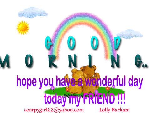 Hope You have A Wonderful Day - Good Morning !-wg0180863