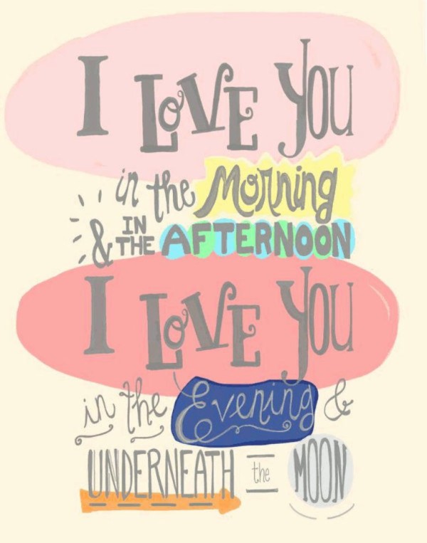 I Love You In The Morning - Good Morning-wg034347