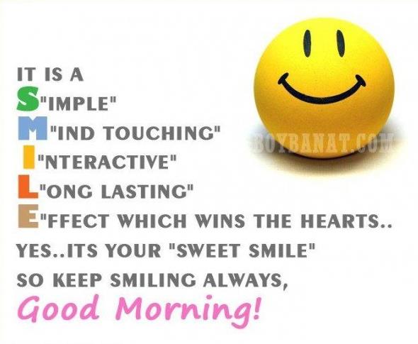 Keep Smile - Good Morning-wg11483