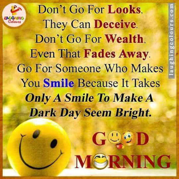 Keep Smiling - Good  Morning-wg11482