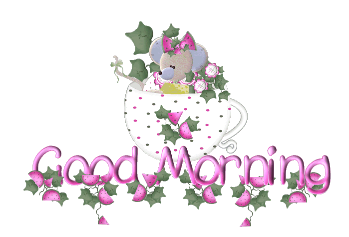 Little Mouse Wishing U Good Morning-wg0180907