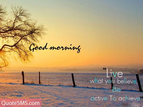 Live What You Believe - Good Morning-wg140550