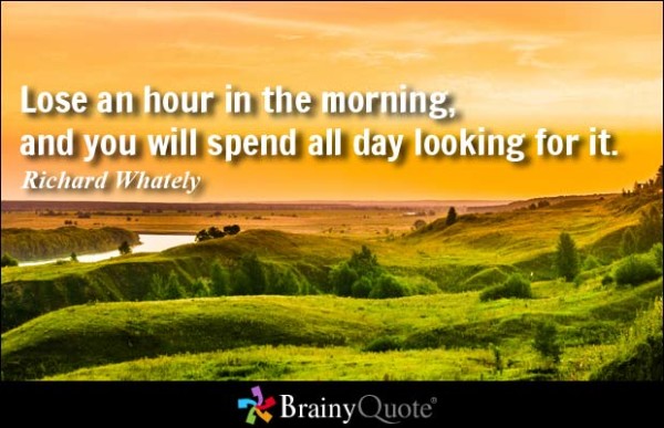 Lose An Hour In The Morning !-wg140557