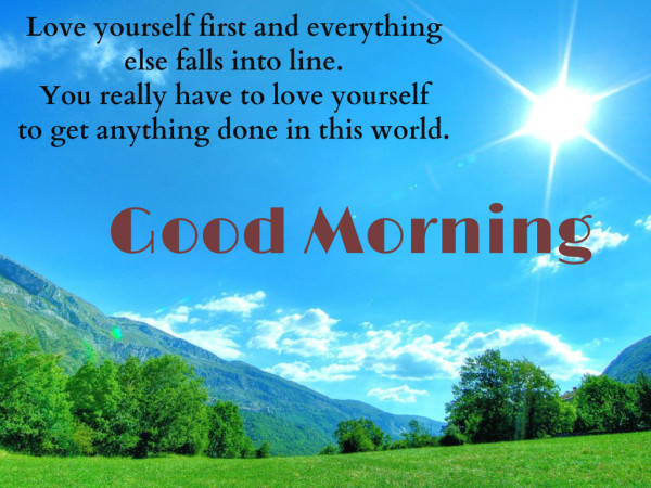 Love Yourself First - Good Morning !-wg16479