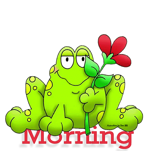 Loving Morning With Frog-wg0180917