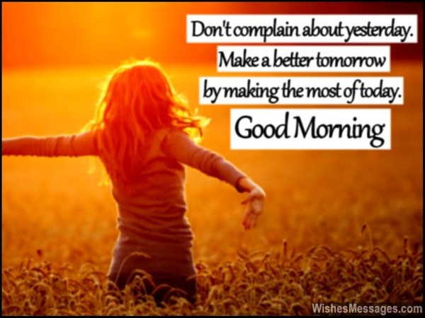 Make A Better Tomorrow - Good Morning-wg034382