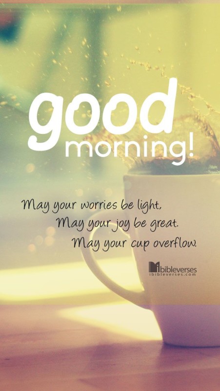 May Your Worries Be Light - Good Morning-wg16505