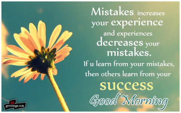Mistakes Increases Your Experience-wg140610