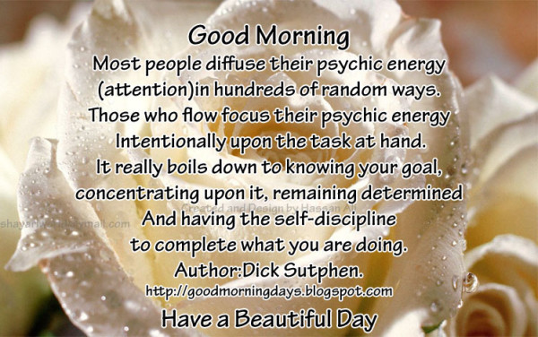 Most People Diffuse - Good Morning-wg140660