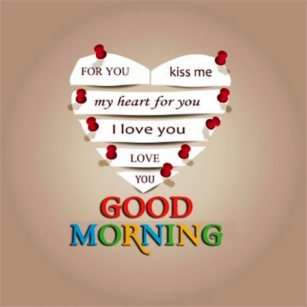 Good Morning Wishes With Heart Pictures, Images