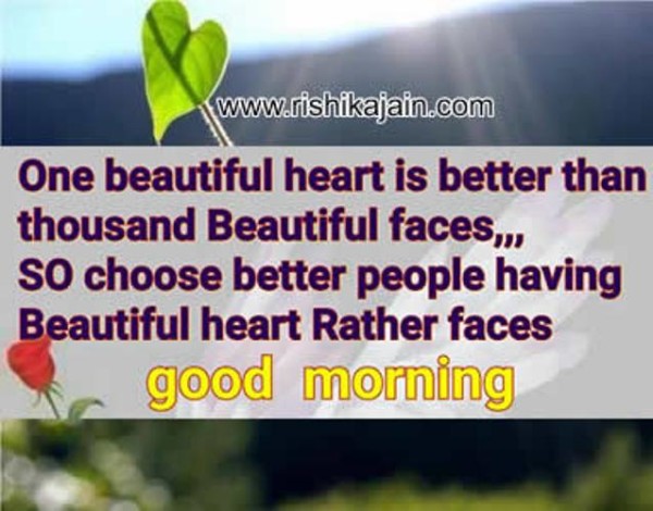 One Beautiful Heart - Good Morning-wg140714