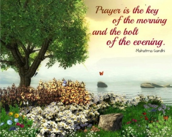 Prayer Is the Key Of The Morning-wg140747