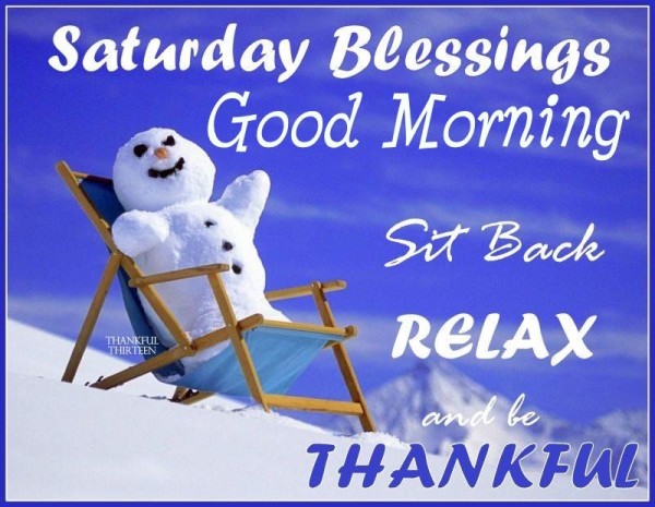 Sit Back Relax - Good Morning-wg11635