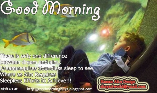 Sleepless Efforts To Achieve - Good Morning-wg140778