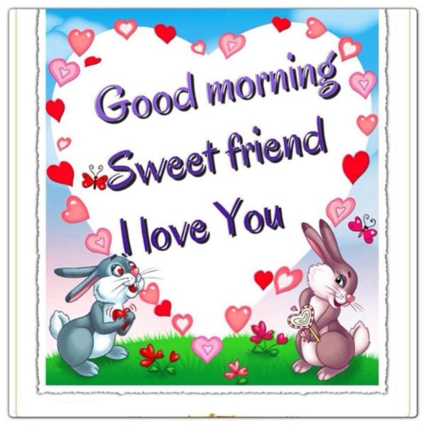 Sweet Friend -Good morning-wg034497