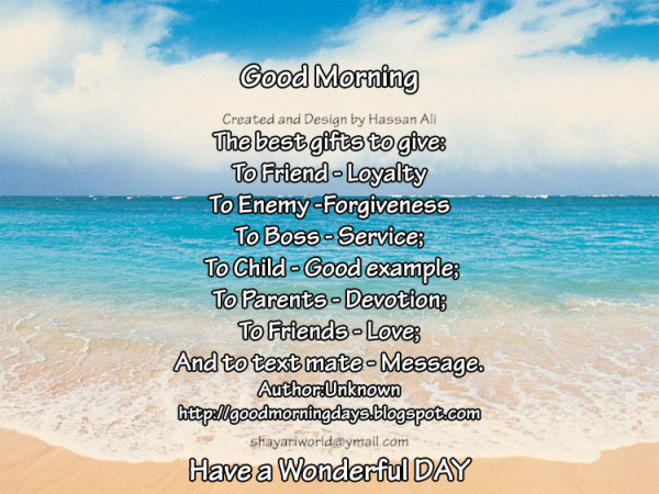 The Best Gifts To Give To Friend - Good Morning-wg140847