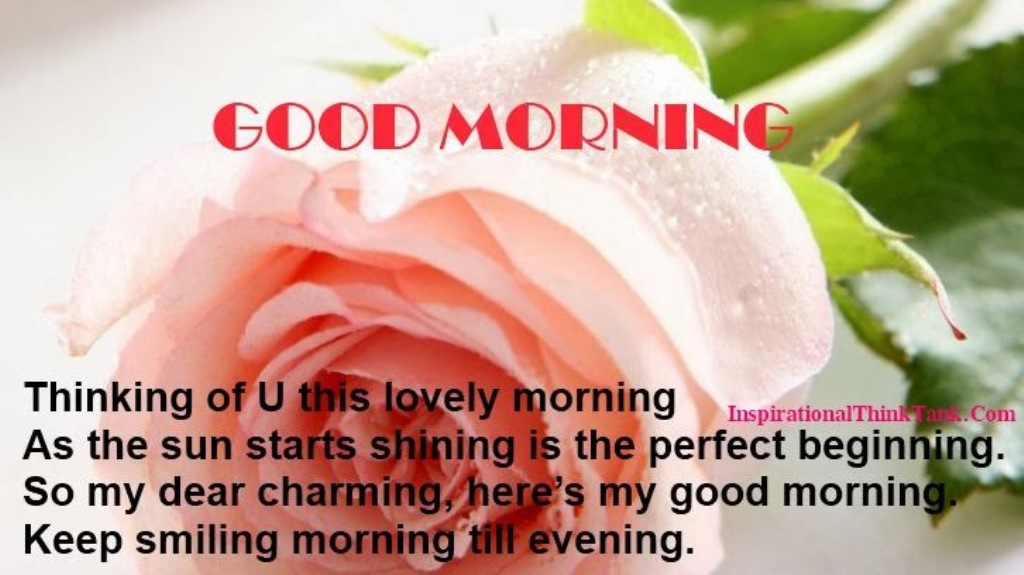 Thinking Of You This Lovely Morning Good Morning Wishes & Images