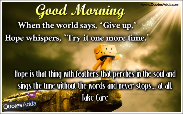 Try It One More Time - Good Morning-wg140952