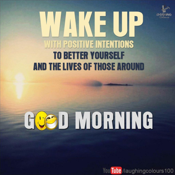 Wake Up With Positive Intentions-wg16775