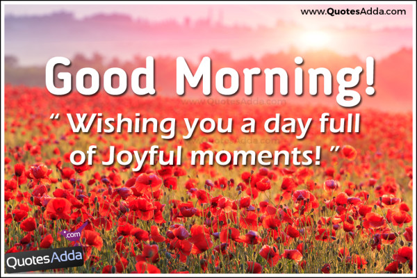 Wishing You A Day Full Of Joyful Moments !