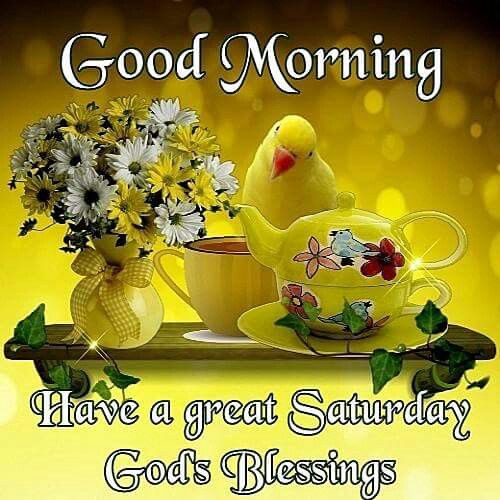 Good Morning Have A Great Saturday