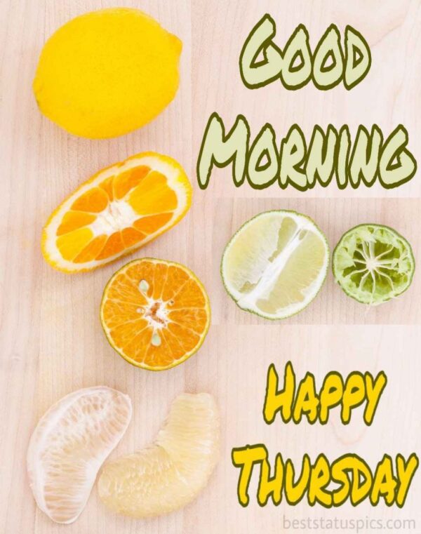 Good Morning With Beautiful Happy Thursday Pic
