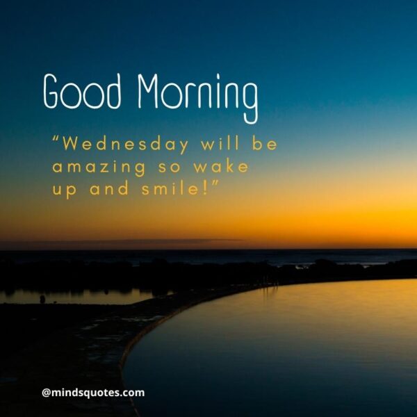 Good Morning With Smile Wednesday Status