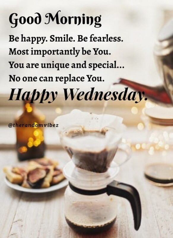 Good Morning With Wednesday Smile Status