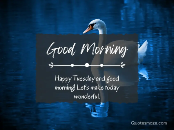 Happy Tuesday And Good Morning Lets Make Today Wonderful Picture