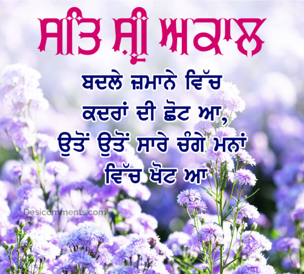 Sat Sri Akal Pic