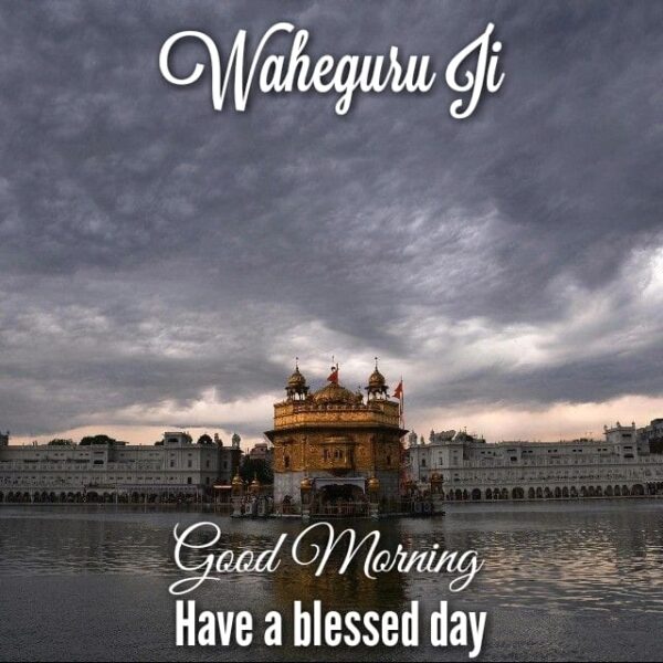 Satnam Shri Waheguru Good Morning Ji Picture
