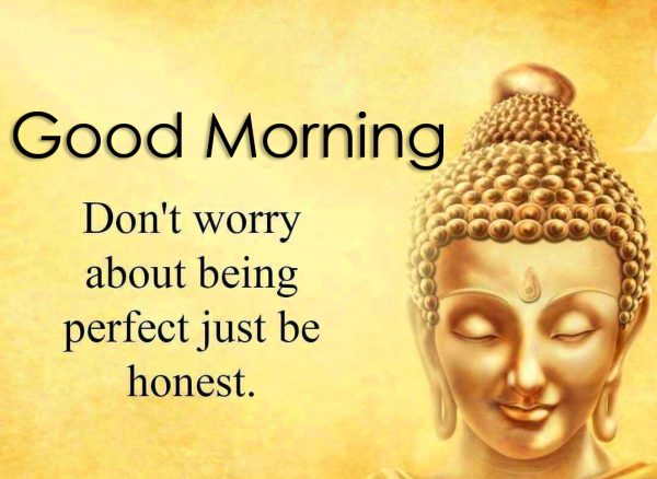 Beautiful Good Morning Buddha Image