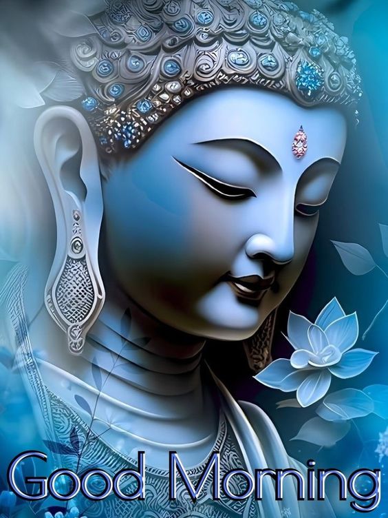 Beautiful Good Morning Lord Buddha Image