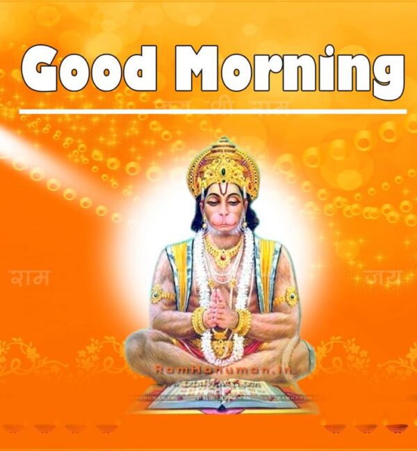 Fantastic Good Morning Hanuman Ji Picture