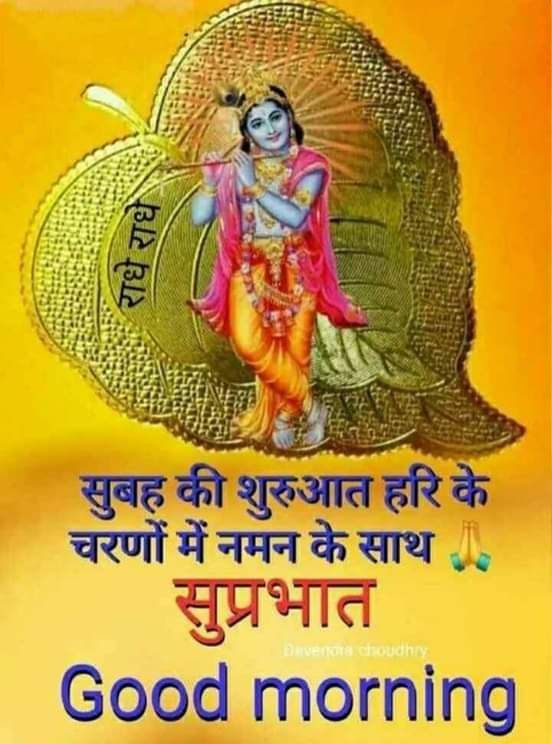 Fantastic Good Morning Radhe Radhe Pic